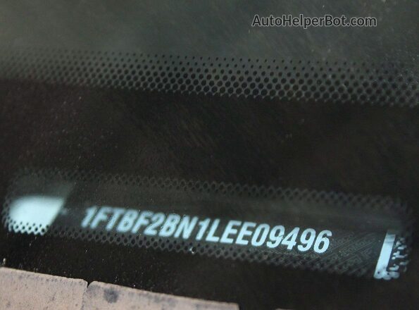 1FTBF2BN1LEE09496 2020 FORD F250 White Սալոնի հետևի տեսք
