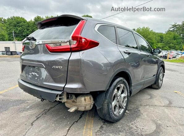 2HKRW2H88JH656043 2018 HONDA CRV Gray Передня права чверть