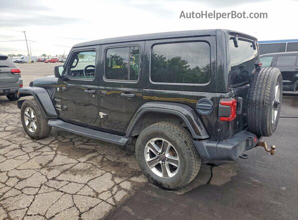 1C4HJXEN3JW302393 2018 JEEP WRANGLER Black Tył prawy