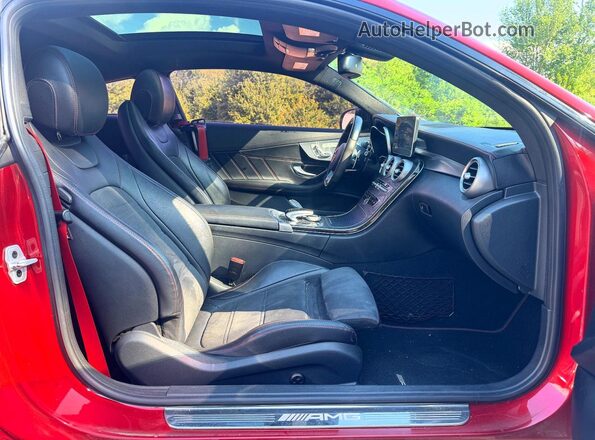 WDDWJ6EB1HF479421 2017 MERCEDES-BENZ C Red 