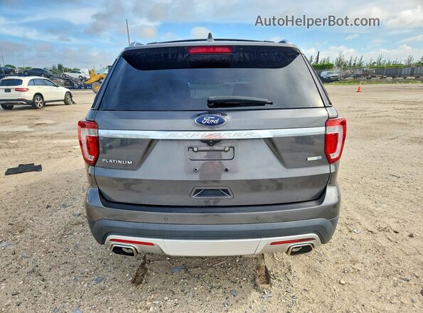 1FM5K8HT6GGB92485 2016 FORD EXPLORER Gray 