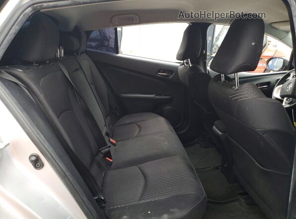 JTDKBRFU8H3552096 2017 TOYOTA PRIUS Silver 