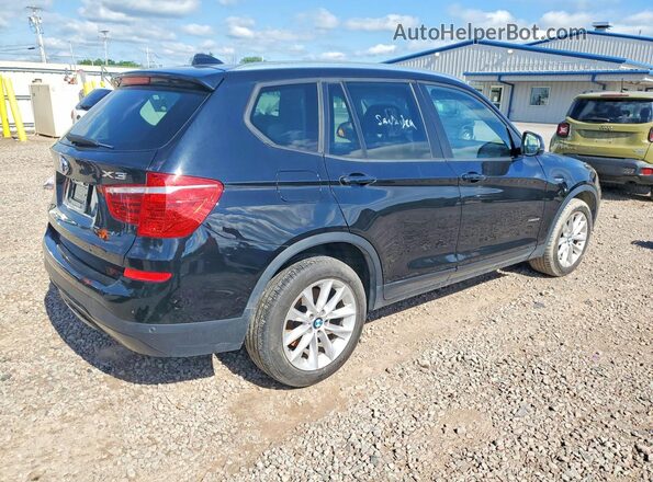 5UXWX9C51H0D99287 2017 BMW X3 Black Przód prawy