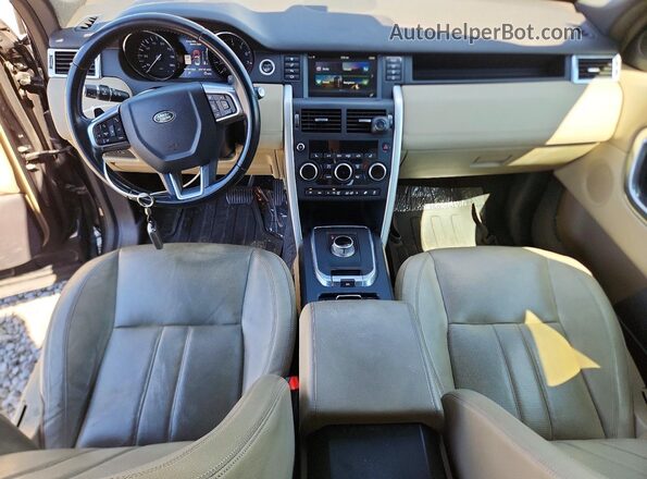 SALCR2BG8GH565562 2016 LAND ROVER DISCOVERY Black Вид щитка приладів