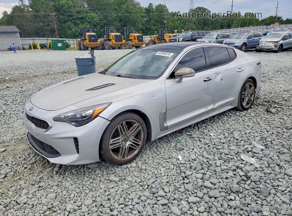 KNAE25LA6J6015292 2018 KIA STINGER Silver 