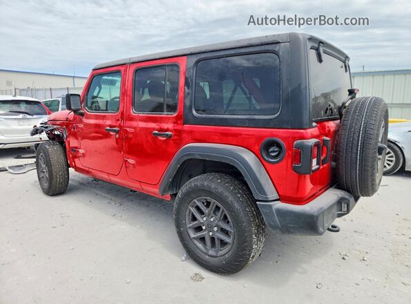 1C4PJXDG3RW253142 2024 JEEP WRANGLER Красный Задняя правая четверть