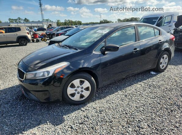 3KPFK4A78HE119103 2017 KIA FORTE Black უკანა მარცხენა