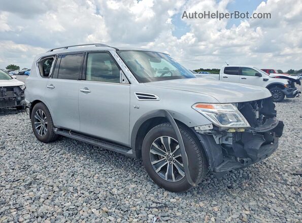 JN8AY2ND4LX016688 2020 NISSAN ARMADA Silver Вид спереду