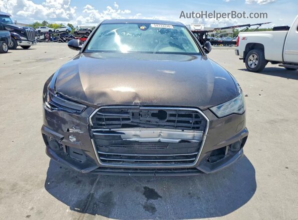WAUD8AFCXJN039956 2018 AUDI A6 Коричневый Вид сзади