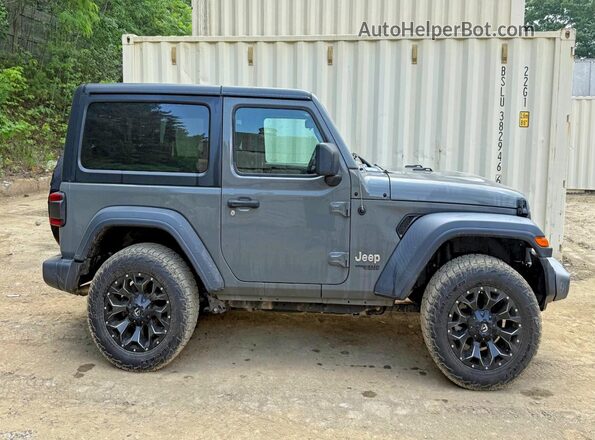1C4GJXAN7JW221947 2018 JEEP WRANGLER Gray Vista trasera