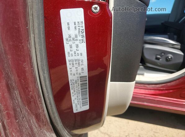 2C4RC1EG2JR103048 2018 CHRYSLER PACIFICA Maroon Vista interior de 360 grados