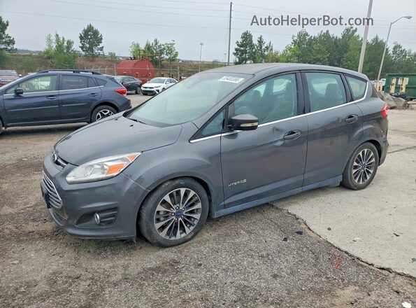 1FADP5DU5HL103423 2017 FORD C-MAX Gray Задня ліва чверть