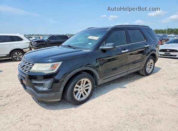 1FM5K7B85GGA51308 2016 FORD EXPLORER Black Հետևի ձախ