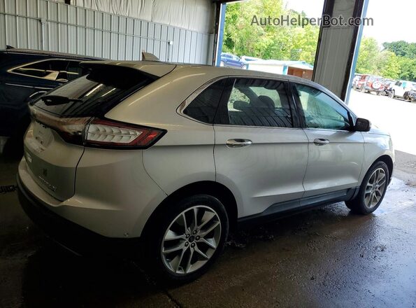 2FMPK4K91JBC22554 2018 FORD EDGE Silver Front right