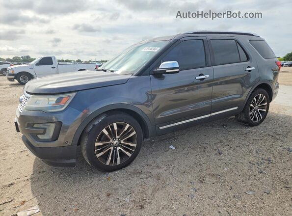 1FM5K8HT6GGB92485 2016 FORD EXPLORER Gray 