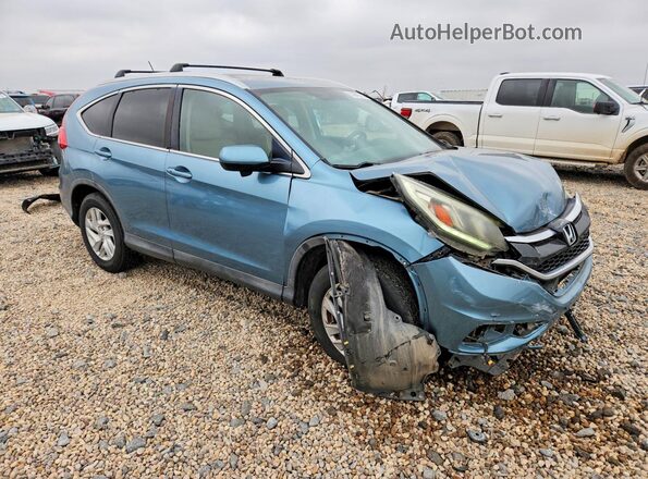 5J6RM4H76GL064020 2016 HONDA CR-V Blue Vista frontal