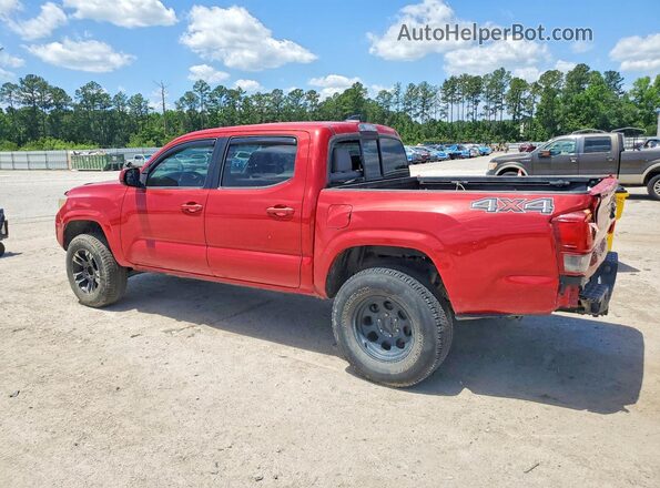 3TMCZ5AN0JM163496 2018 TOYOTA TACOMA Red Հետևի աջ