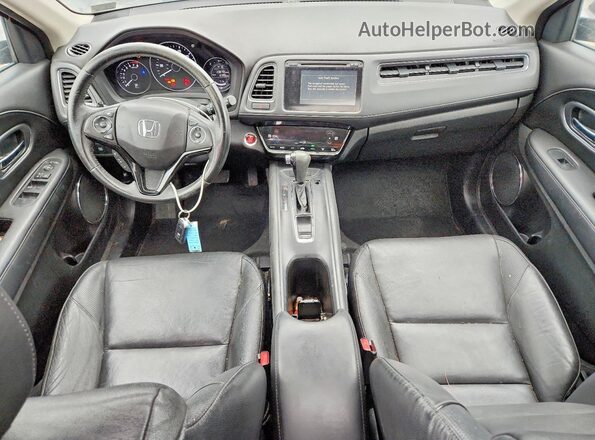 3CZRU6H71GM714799 2016 HONDA HR-V Gray Instrument cluster view