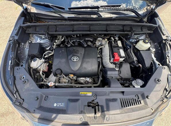 5TDGZRAH0NS123413 2022 TOYOTA HIGHLANDER Blue Вид панелі приладів