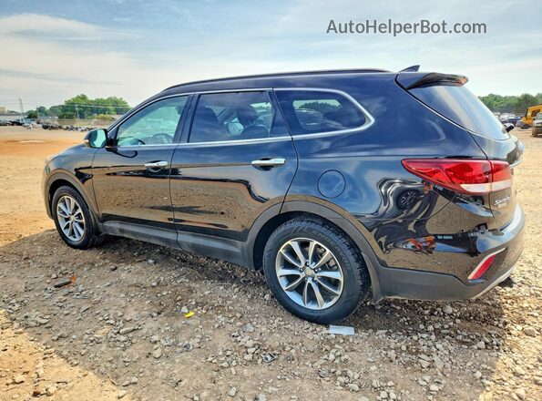 KM8SNDHF9HU239105 2017 HYUNDAI SANTA Black 