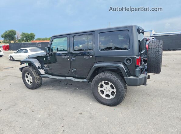 1C4BJWEG7GL162814 2016 JEEP WRANGLER Black Tył prawy