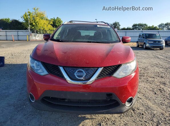JN1BJ1CR2JW254574 2018 NISSAN ROGUE Red 
