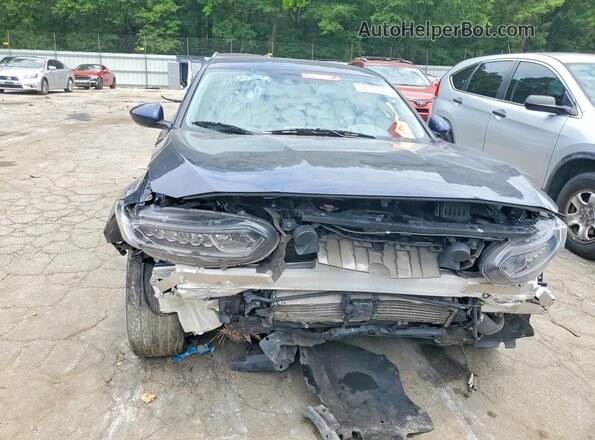 1HGCV1F48JA081521 2018 HONDA ACCORD Blue Vista trasera