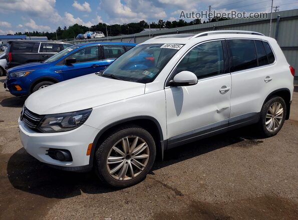 WVGAV7AX7GW564189 2016 VOLKSWAGEN TIGUAN White Trasero izquierdo