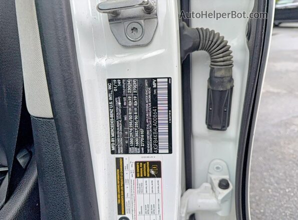 4JGFB4KB4LA008641 2020 MERCEDES-BENZ GLE White Rear interior view