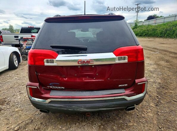 2GKFLTE32H6153542 2017 GMC TERRAIN Burgundy Սալոնի դիմացի տեսք