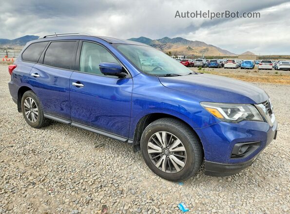 5N1DR2MM3HC639463 2017 NISSAN PATHFINDER Blue Դիմացի տեսք