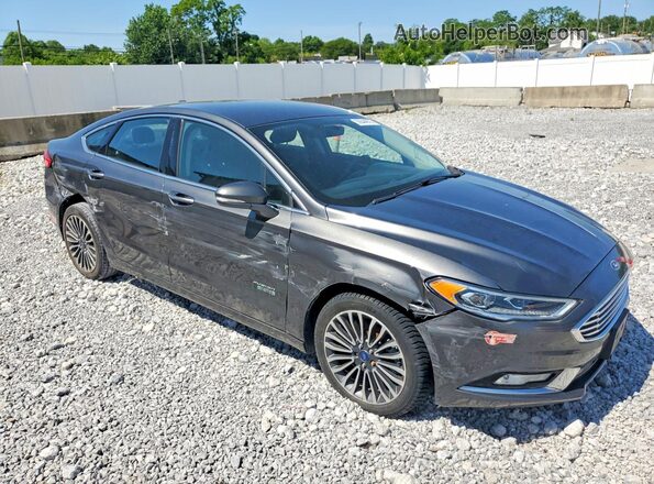 3FA6P0PU0HR277408 2017 FORD FUSION Gray 