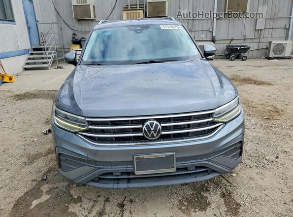 3VV3B7AX1NM100402 2022 VOLKSWAGEN TIGUAN Gray Հետևի տեսք