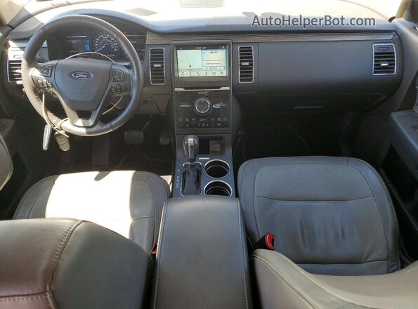2FMHK6D89KBA05159 2019 FORD FLEX Silver Widok zestawu wskaźników