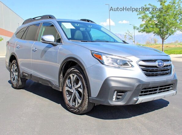 4S4BTANCXM3223378 2021 SUBARU OUTBACK Silver Trasero izquierdo