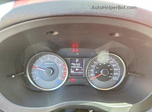 JF2SJCHC7GH446309 2016 SUBARU FORESTER Red Հետևի նստատեղերի տեսք