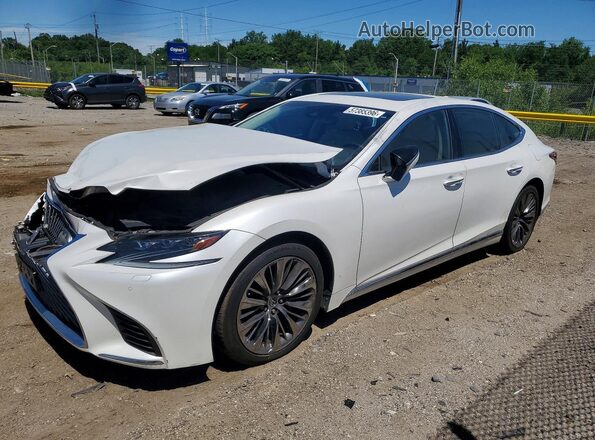 JTHC51FFXJ5002695 2018 LEXUS LS White 