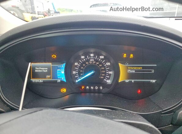 3FA6P0HD1JR266423 2018 FORD FUSION Black უკანა სავარძლების ხედი