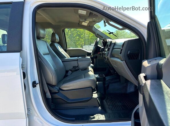1FT7W2BT0KEC82758 2019 FORD F250 White წინა პანელის ხედი