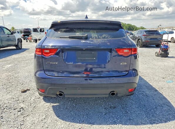 SADCK2FX0JA266724 2018 JAGUAR F-PACE Blue Front interior view