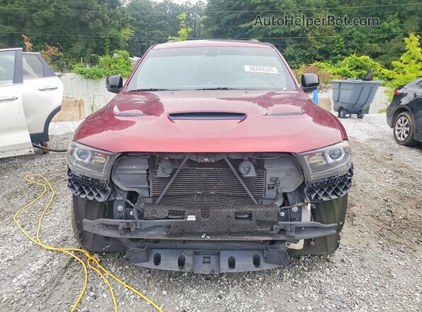 1C4RDJDG8JC416175 2018 DODGE DURANGO Бордовый Вид сзади