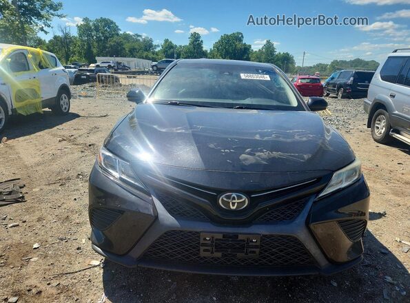 4T1B11HK2KU798414 2019 TOYOTA CAMRY Black Вид ззаду