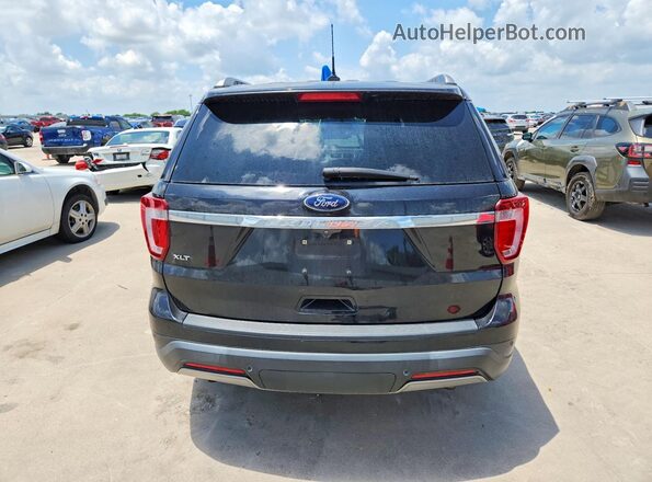 1FM5K7D87KGA40073 2019 FORD EXPLORER Black Front interior view