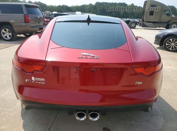 SAJWA6AT1G8K27083 2016 JAGUAR F-TYPE Red Vista interior delantera