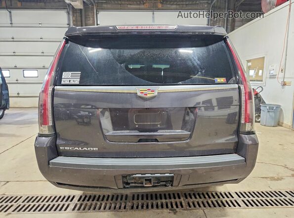 1GYS4BKJ2GR381803 2016 CADILLAC ESCALADE Black წინა სალონის ხედი