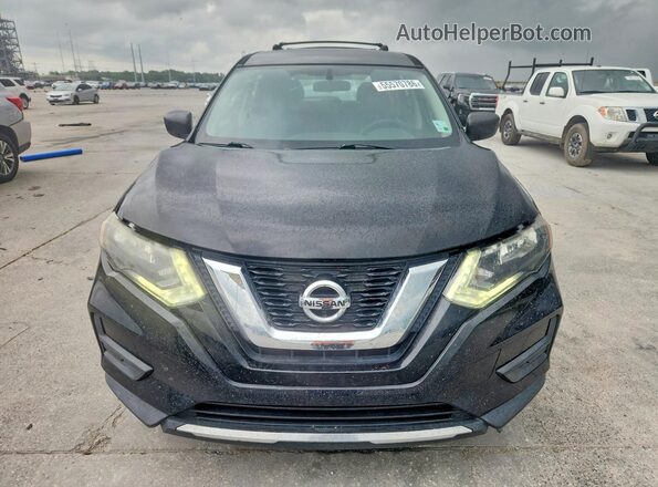 5N1AT2MT1HC744448 2017 NISSAN ROGUE Black Вид ззаду