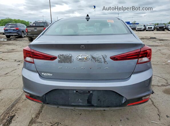 KMHD84LF1KU812903 2019 HYUNDAI ELANTRA Gray წინა სალონის ხედი