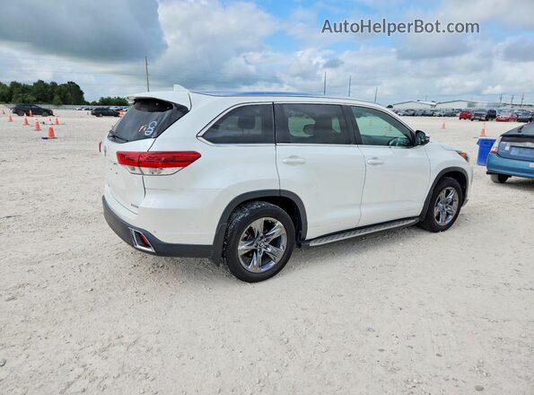 5TDYZRFH6HS199204 2017 TOYOTA HIGHLANDER Белый Передняя правая четверть