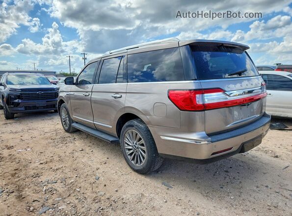 5LMJJ2MT0JEL00281 2018 LINCOLN NAVIGATOR Beige Rear right