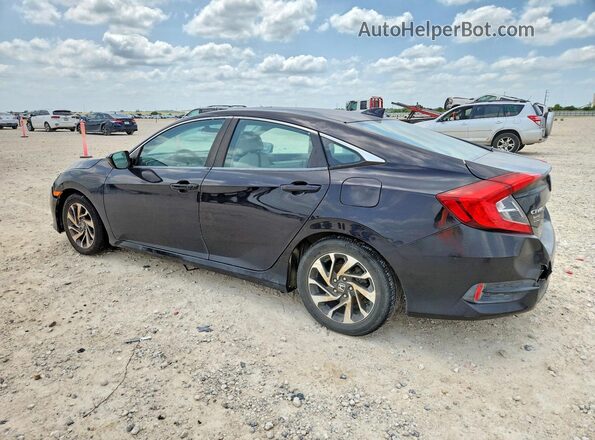 2HGFC2F72JH553491 2018 HONDA CIVIC Black Trasero derecho